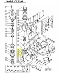 CoFast® High Quality Feeder Set 877-856 5 parts for Aftermarket Hitachi NV83A2
