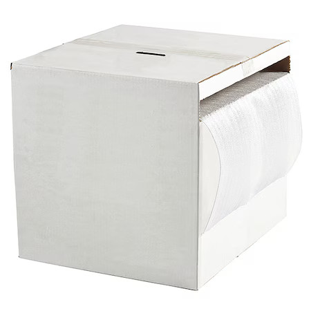 Zoro Select 56Kz50 Packingfoamroll, White, 1/16In, Perforated, 56Kz50