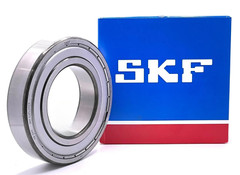 SKF 6211 ZZ C3 DEEP GROOVE BALL BEARING, METAL SHIELDED 55x100x21 mm