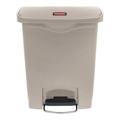 RJ Schinner Co Rubbermaid Slim Jim 8 Gallon Trash Can