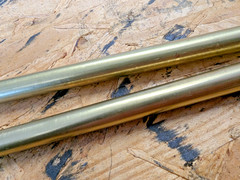2 Pieces 7/16″ OD C360 BRASS SOLID ROUND ROD 10″ long New Lathe Bar Stock