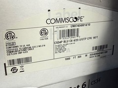 Commscope Uniprise Solutions Cat6 CMP Blue Plenum 1000ft CS34P 874019914/ 10