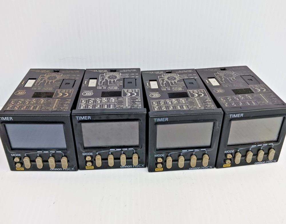 Lot of 4 Omron H5CX-A11-N Multifunction Timer