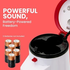 Pyle PMP48IR 40 Watts Professional Rechargeable Batteries Megaphone/Bullhorn