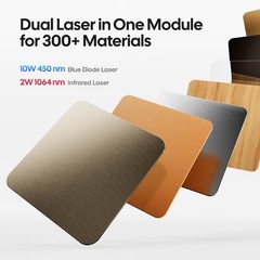 LaserPecker LP4 Portable IR/Diode Laser Engraver Machine Metal Acrylic Wood DIY