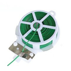Twist Tie, 328 Feet (100m), green cable ties with Cutter, Garden Plant Ties Reus