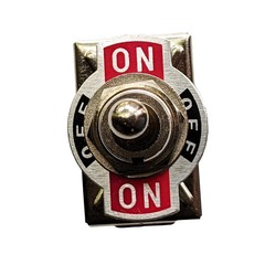 IndusTec 20A DPDT – 6 screw Momentary resetting 3 Position Toggle Switch 12V 24V