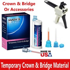 Dental DEFEND TEMPORARY CROWN & BRIDGE MATERIAL, Shade A1, A2, A3, B1 50ml 10:1
