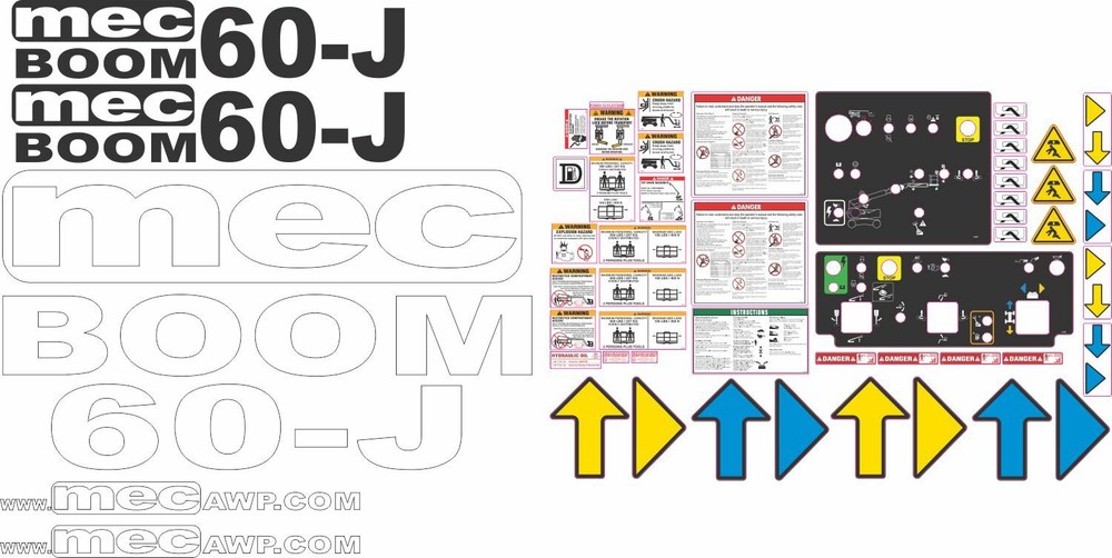 MEC Boom 60-J Aftermarket Decal Kit