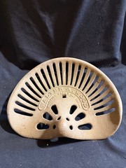 #43 CAST IRON Tractor Implement Seat WALTER A WOOD Hoosick Falls New York USA
