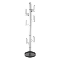 Black Clothing Rack Stand Freestanding Coat Rack Cactus Shape Clothing Stand