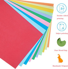 Colored Copy Paper 8.5 X 11 Printer Paper, 90 Sheets Colorful Paper Letter Size,