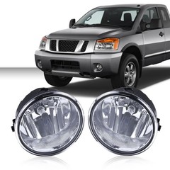 Fog Lights for 2006-2010 Front Bumper Driving Lamps Pair Clear Lens with Bulb