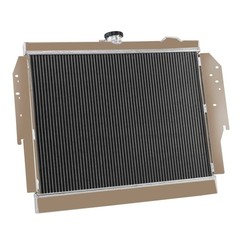 4 Row Radiator+Shroud Fan For 79-93 Dodge D/W 100 200 250 300 350 5.2L 5.9L V8