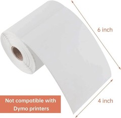 1000 Count 4″x 6″ Perforated Shipping Labels – Strong Adhesive for Reliable Use
