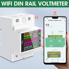 AC110V 220V Smart Life Din Rail WIFI Smart Energy Meter Timer Power 100A 50/60Hz