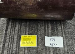 Cylindrical Metal Hollow Sleeve 9-1/4-Inch OAL x 7-1/2-Inch Outer Diameter