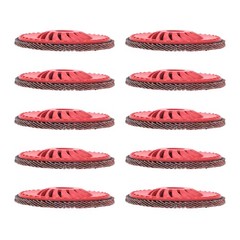 10Pcs 4-1/2″ Ceramic Grain Flap Sanding Disc for Stainless Steel, Sheet Metal