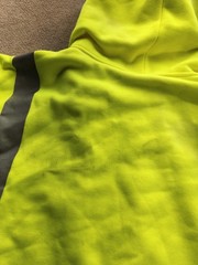 Spiewak VizGuard Hi-Vis Yellow/Gray Full Zip Hooded Fleece Jacket 6XL NWT