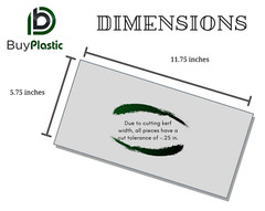 BuyPlastic Natural Nylon 6/6 Plastic Sheet 3/4″ x 6″ x 12″