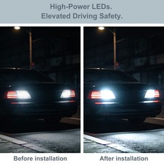 4x 3157 3057 3357 LED Bulbs 64 SMD 50,000 Hours 6000K White for Reverse Lights