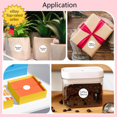 1 Inch White Dot Stickers 500 Pcs Round Color Coding Labels Self Adhesive Dots