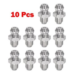 Grease Nipple 10Pcs Grease Inlet High Hardness Long Service Life Material