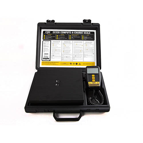 CPS Products CC220 Refrigerant Recovery Scale, 220 lb Capacity, Remote
