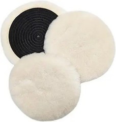 3PCS 5 Inch Buffing Pad Kit – Polishing Pad with Hook and Loop Ba Size: 5 Inch