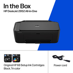 HP DeskJet 2952 Wireless All-in-One Color Inkjet Printer, 3 Months Free Instant