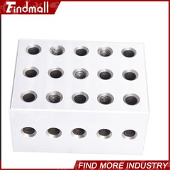 Ultra Precision 1 Matched Pair 2-3-4 Blocks 23 Holes .0002″ Precision New