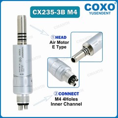 COXO Dental Contra Angle Turbine 1:1 Internal Water Low Speed Straight Handpiece