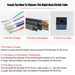 Ø1mm-15mm Ultra-thin 2:1 Heatshrink Tube Clear Heat Shrink Tubing Wire Sleeving