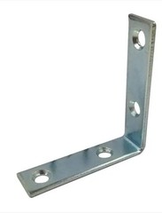 Prime-LineCorner Bracket 2-1/2 in. Steel Construction Zinc-Plated L-Angle…