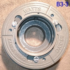 Watts B3-3 Adjustable 3″ Cast Iron Floor Drain Assembly