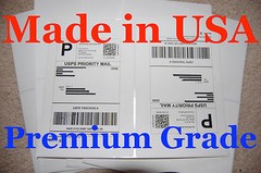 300 Round Corner-Shipping Labels-Made in USA-Self Adhesive-USPS UPS FED-8.5×11