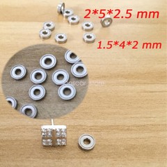 5/100PCS (1.5 x 4 x 2 mm) 681XZZ Metal Double Shielded Ball Bearings For Toy