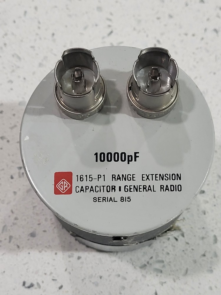 General Radio Company 1615-P1 Standard Air Capacitor 10,000 pF ±0.1%