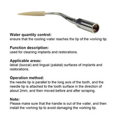 Dental Implant Maintenance Tip for clean the surfaces of implants restorations
