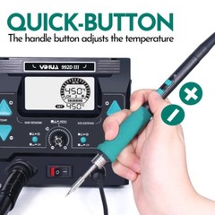 YIHUA 992D-III Precision Rework Station 1220W Hot Air Gun Microscope Soldering