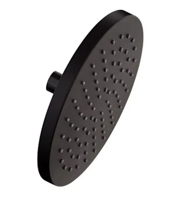 Signature Hardware SHRSB820RGMB Shower Head Matte Black, *READ*