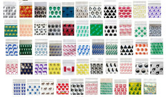 50,000 Apple Baggies 1”x1” Premium Random Mix, 5+ Styles, (50 packs of 1000)