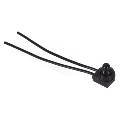 2x Waterproof Push Button Switch On/Off Black Car/Truck/Boat 12V DC Automotive