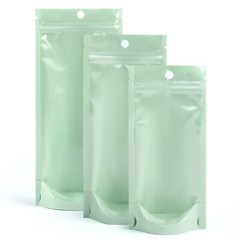 100 Clear Color Stand Up Resealable Stand Up Plastic Food Packaging Bags Pouches