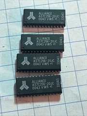 4pc Alliance AS7C256-20JC 256K 20ns CMOS High-Speed SRAM Cache ICs SOJ-28 @ICO