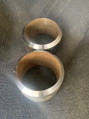 Welding COUPONSs, Pipe Beveled couponsS 3”IDx 2″ +/-1/8″ SCH 40 3 PAIRS