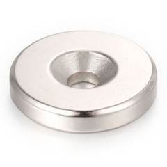 Countersunk Ring Round Disc Strong N35 Magnets Rare Earth Neodymium w/ Hole 5mm