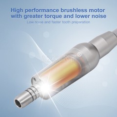 Dental LED Brushless Electric Micro Motor /1:1 Push Button Fiber Optic Handpiece