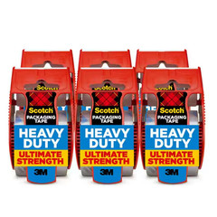 1.88 In. X 66.7 Ft. Heavy Duty Shipping Packaging Tape (6-Pack with Dispenser)