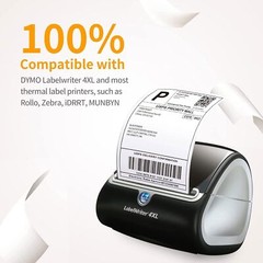 2-120 Rolls 4″x6″ Direct Thermal Labels 220/Roll Compatible Dymo 4XL 1744907